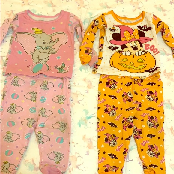 2 Pair Disney Pajama Set - Picture 1 of 7